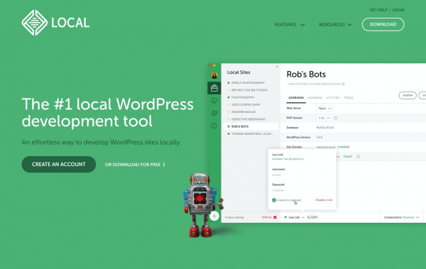 Local로 로컬 워드프레스 개발환경 구축하기